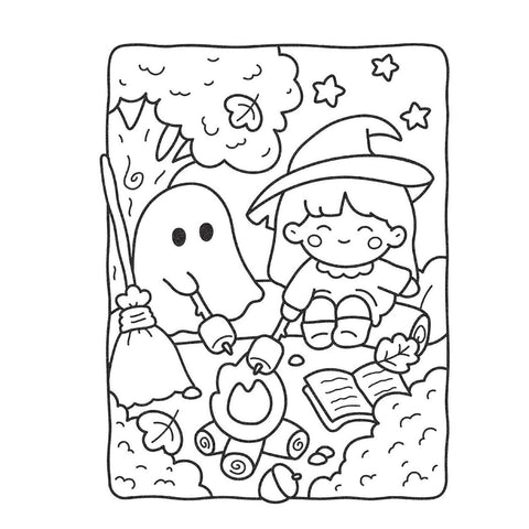 Cozy Nightmare GID Coloring Book
