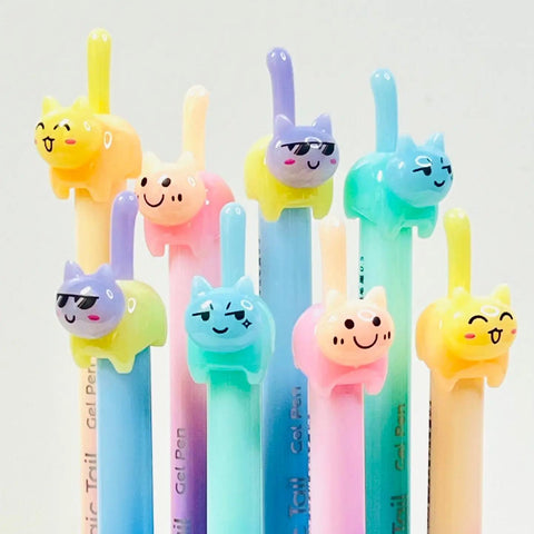 Rainbow Click Cat Pens