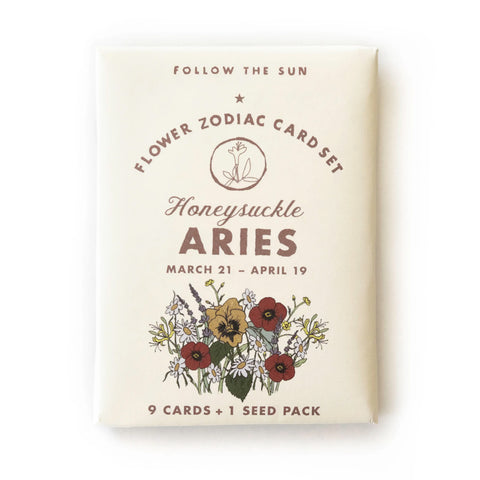 Flower Zodiac Card Sets