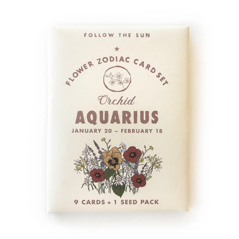 Flower Zodiac Card Sets