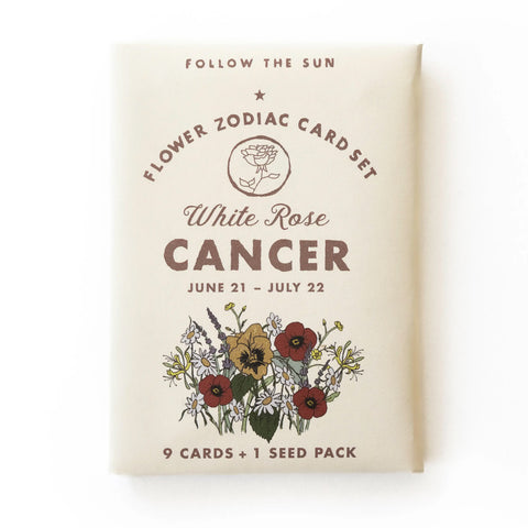 Flower Zodiac Card Sets