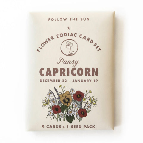 Flower Zodiac Card Sets