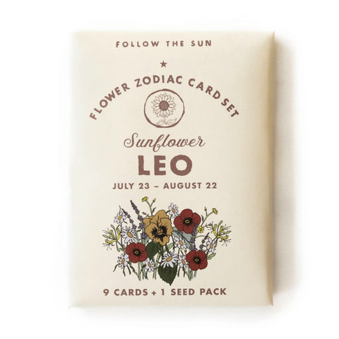 Flower Zodiac Card Sets