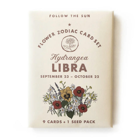 Flower Zodiac Card Sets