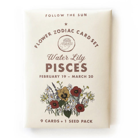 Flower Zodiac Card Sets