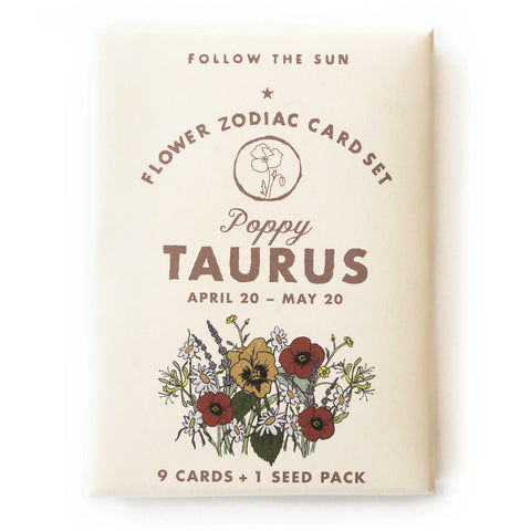 Flower Zodiac Card Sets