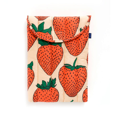 Puffy Laptop Sleeves: Strawberry