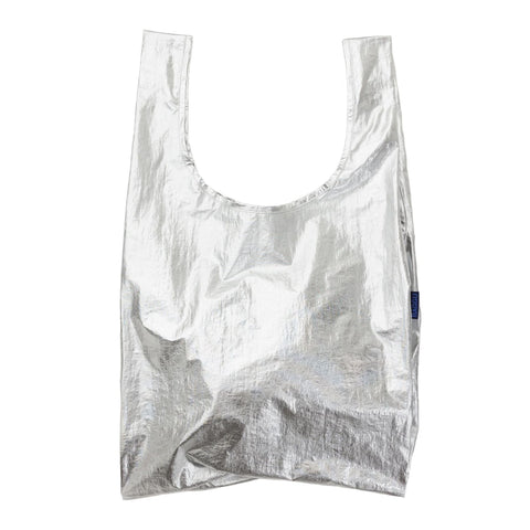 Standard Reusable Tote: Chrome Metallic