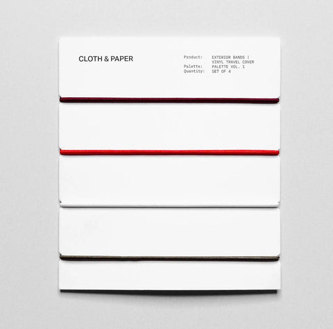 Travel Notebook Exterior Bands