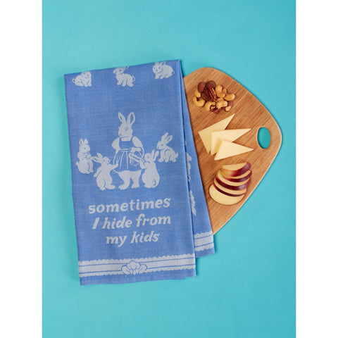 I Hide From My Kids Dish Towel