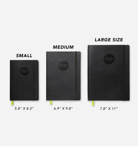 Elite Black Weekly Undated Planners