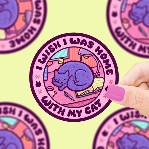 I Wish I Was Home Sticker