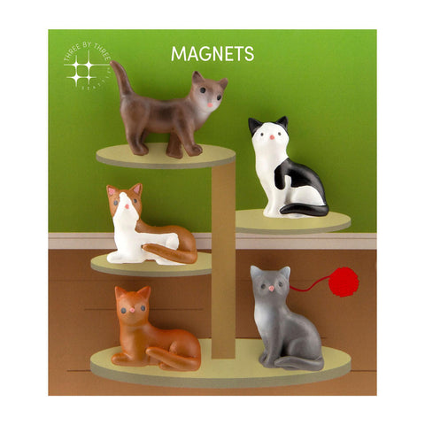 Colorful Cat Magnets Set