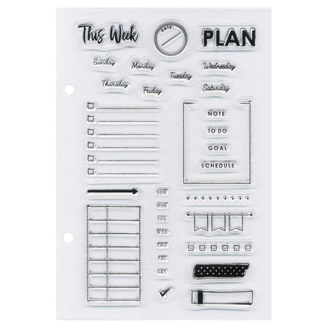 This Week Clear Stamps Set