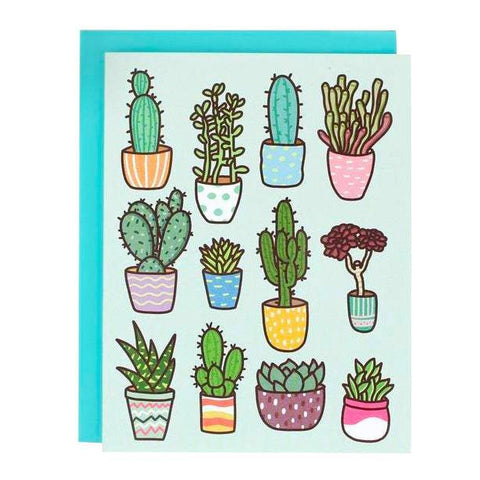 Potted Succulent Card