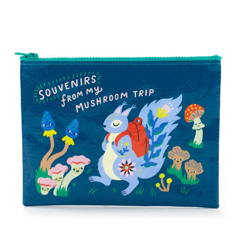 Mushroom Trip Zipper Pouch