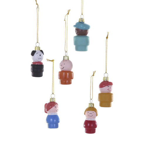 Retro Tiny People Ornaments