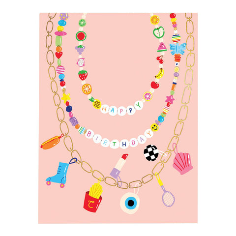 Festival Beads Birthday Card
