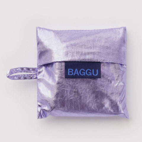 Baby Reusable Tote: Lavender Metallic