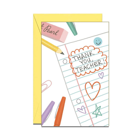 Note to Teacher Mini Card