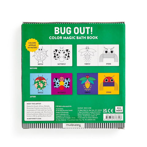 Bug Out! Color Magic Bath Book