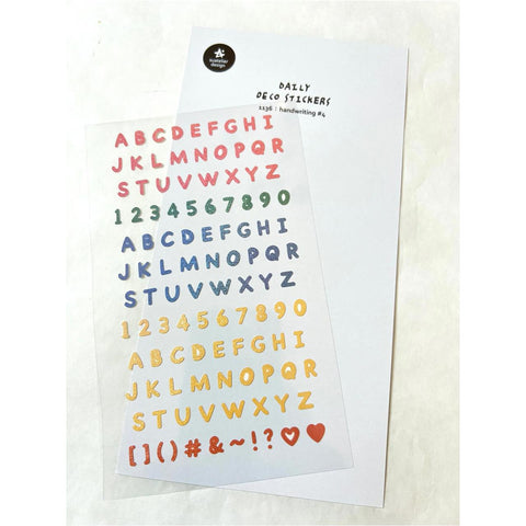 Handwriting Stickers