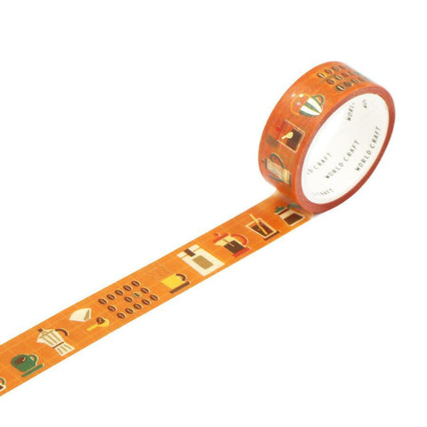Retro Coffee Washi Tape