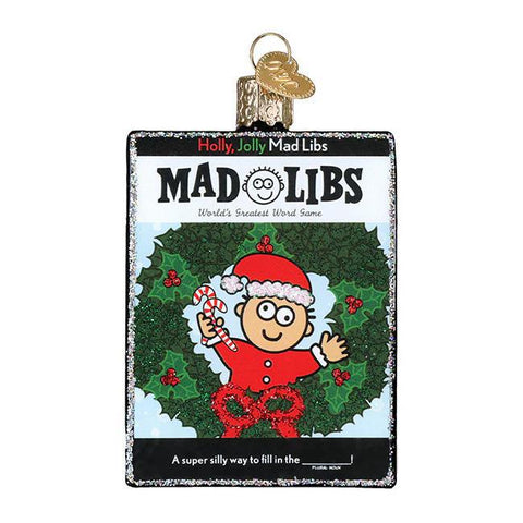 Holly Jolly Mad Libs Ornament