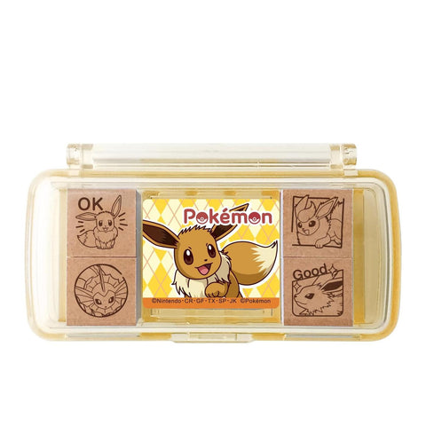 Eevee Evolution Stamp Set + Ink Pad