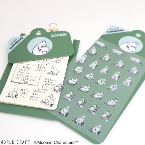 Moomin Thinking Sticker Sheet