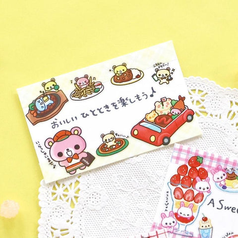 Kuma-zu Restaurant Sticker Sheet