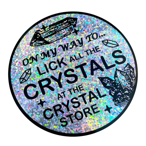 Crystal Licker Sticker