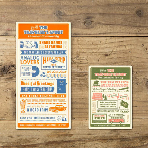 TRAVELER'S notebook, Regular Size, 2026 Plastic Sheet