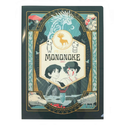 Princess Mononoke Retro Frame A4 Document Folder