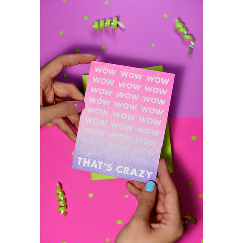Wow Wow Wow Card