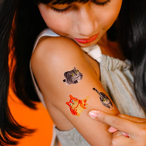 Furry Friends Tattoo Sheets