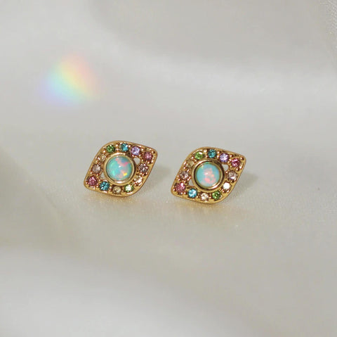 Evil Eye Stud Earrings