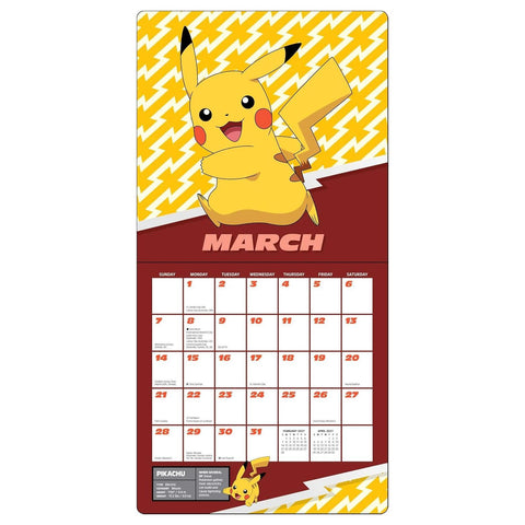 Pokémon 2027 Wall Calendar