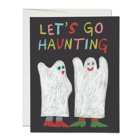 Let's Go Haunting Card