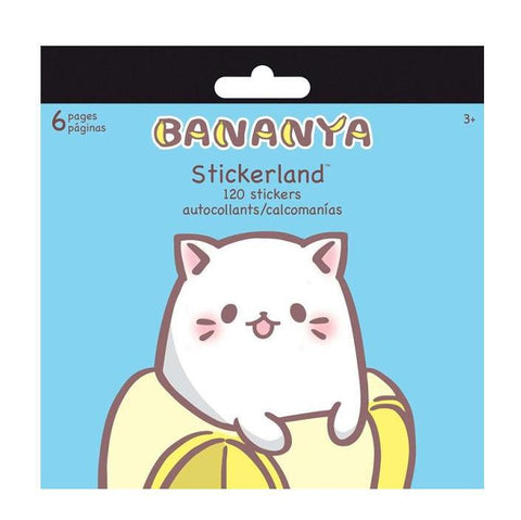 Bananya Stickerland Book