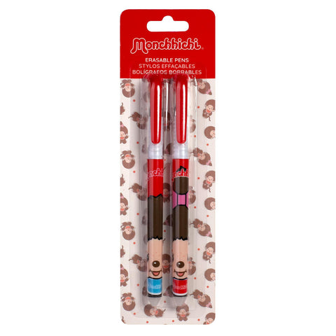 Monchhichi Erasable Pens, Set of 2