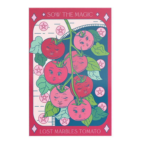 Lost Marbles Tomato Tarot Seed Packet