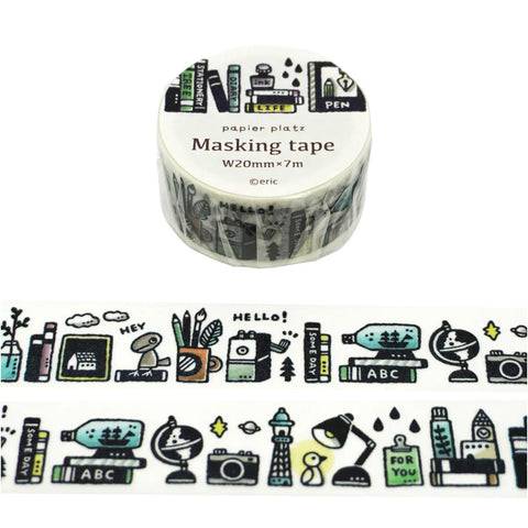 Bookshelf Washi Tape