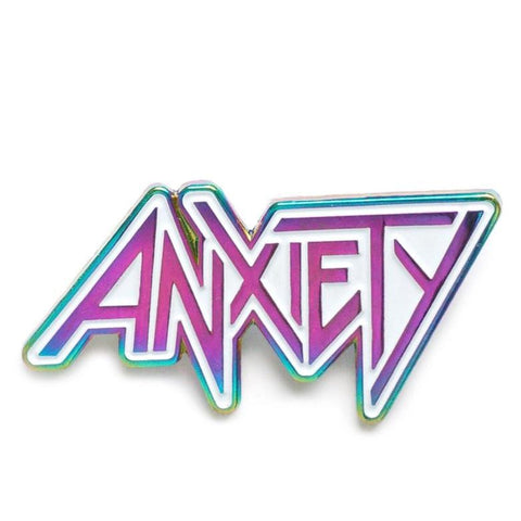 Anxiety Enamel Pin
