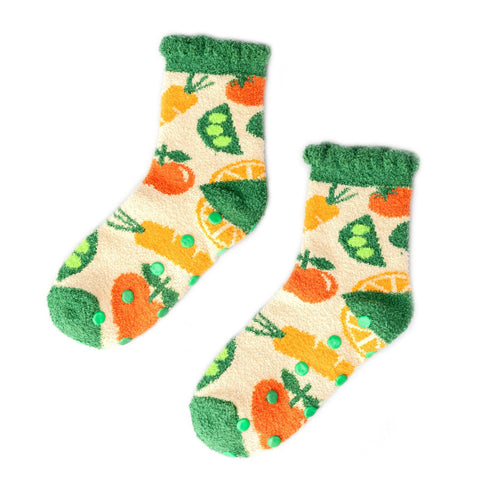 Veggies Cozy Grip Socks