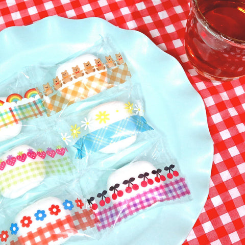 POPPiE Rainbow Plaid Clear Tape
