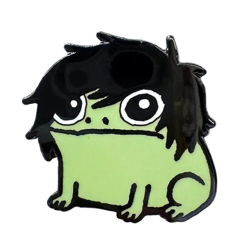 Emo Frog Enamel Pin