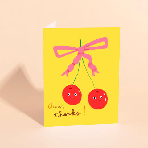 Sweet Cherries Thank You Card