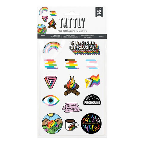 Inclusive Pride Tattoo Sheets