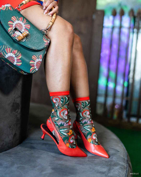 Wicked Elphaba Land Sheer Socks